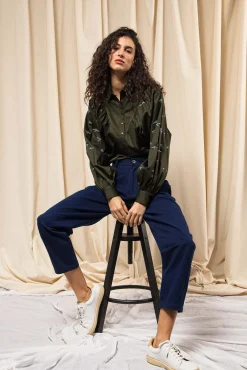Pantalon Iona Bleu Denim