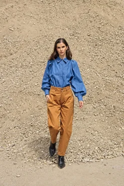 Pantalon Iona Moutarde
