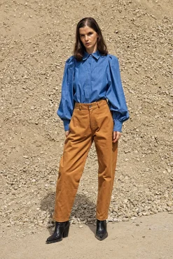 Pantalon Iona Moutarde