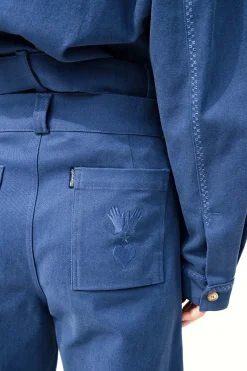 Pantalon Saba Bleu Méditerranée