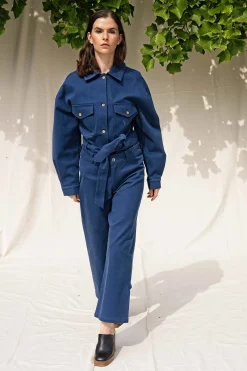 Pantalon Saba Bleu Méditerranée