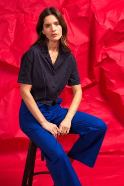 Pantalon Tea Bleu Outremer