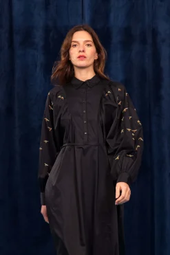 Robe Carina Vuelo Noir