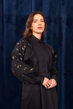 Robe Carina Vuelo Noir