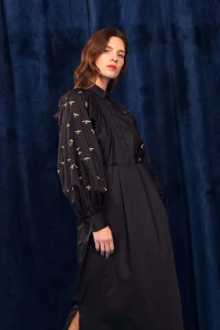 Robe Carina Vuelo Noir