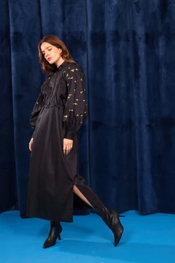 Robe Carina Vuelo Noir