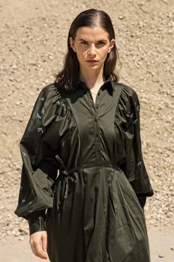 Robe Carina Vuelo Vert Foncé
