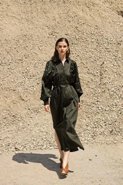 Robe Carina Vuelo Vert Foncé