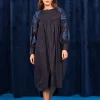 Robe Doria Aves Bleu Marine