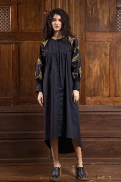 Robe Doria Aves Noir