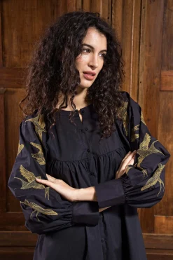 Robe Doria Aves Noir