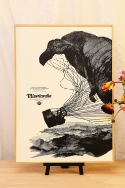 Sérigraphie édition limitée - Dirigible - 50x70cm