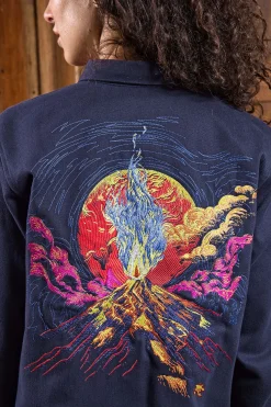 Surchemise Fontanera Volcano Bleu Marine