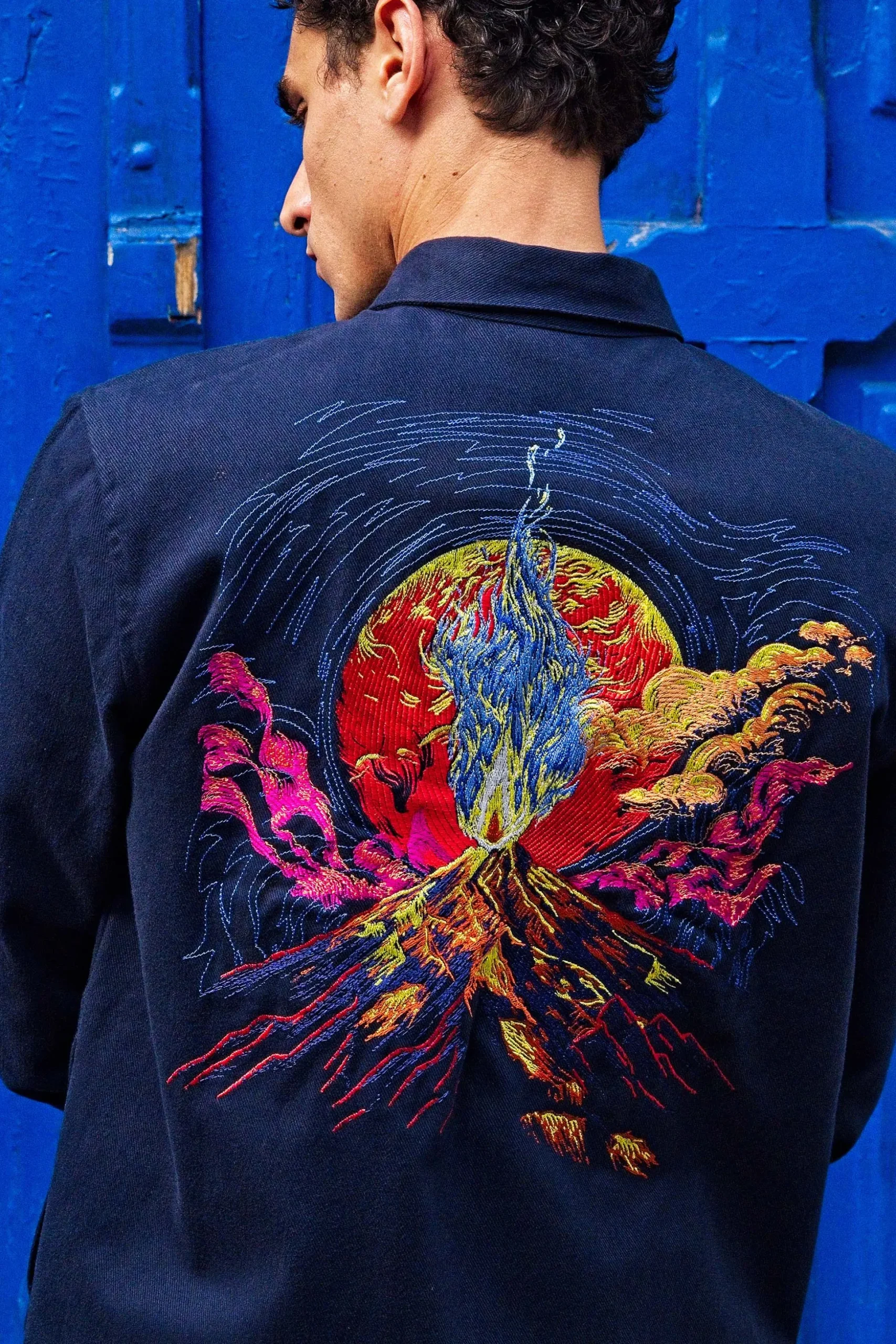 Surchemise Fontanero Volcano Bleu Marine