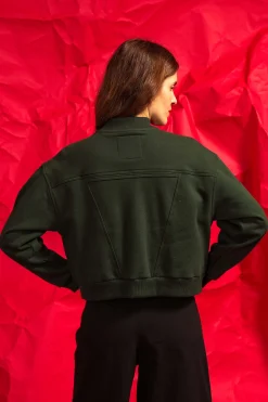 Sweatshirt Bona Vert Foncé