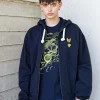 Sweatshirt Capuche Dorian Bleu Marine