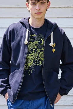 Sweatshirt Capuche Dorian Bleu Marine