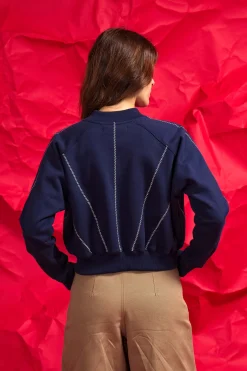 Sweatshirt Casandra Bleu Marine