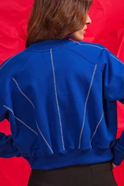 Sweatshirt Casandra Bleu Saphir