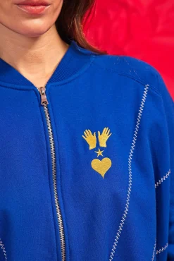 Sweatshirt Casandra Bleu Saphir