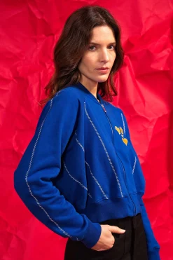 Sweatshirt Casandra Bleu Saphir