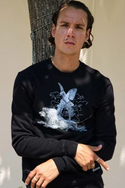 Sweatshirt Macarron Aro Noir
