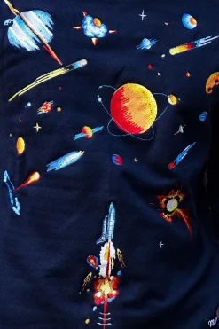 Sweatshirt Macarron Cohete Bleu marine