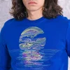 Sweatshirt Macarron Mar y Sol Bleu Saphir