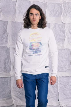Sweatshirt Macarron Mar y Sol Ecru