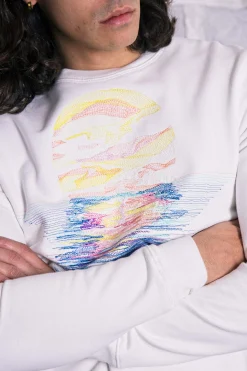 Sweatshirt Macarron Mar y Sol Ecru