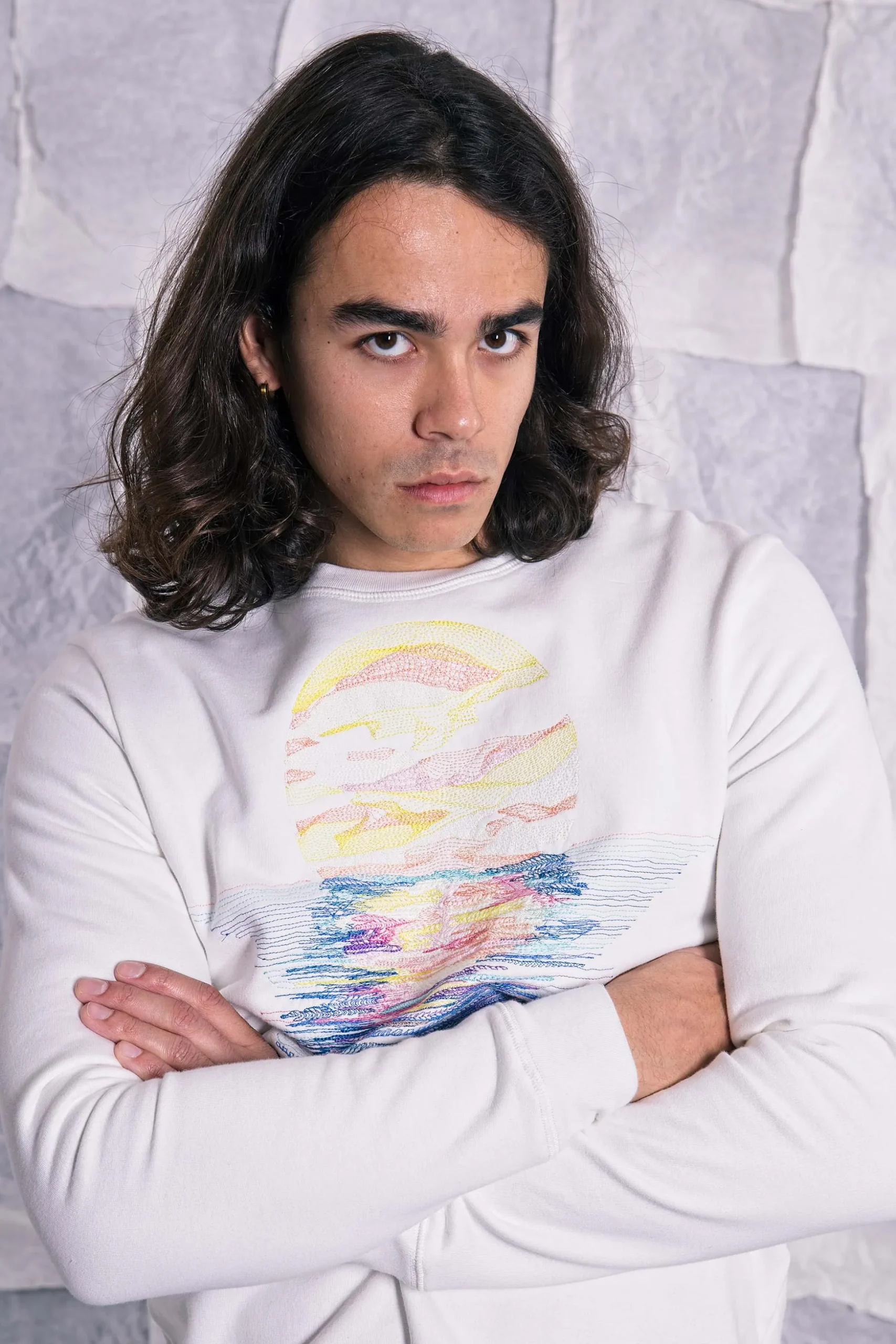 Sweatshirt Macarron Mar y Sol Ecru
