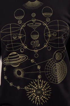 Sweatshirt Macarron Rotacion Noir