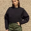 Sweatshirt Oversize Amina Noir