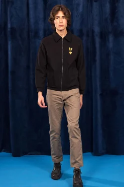 Sweatshirt Zippé Ander Noir