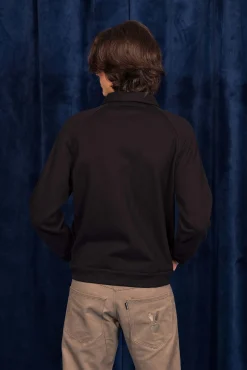 Sweatshirt Zippé Ander Noir