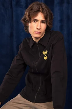 Sweatshirt Zippé Ander Noir