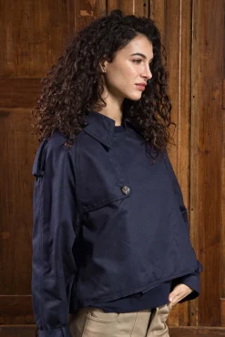 Trench-Coat Carlina Bleu Marine