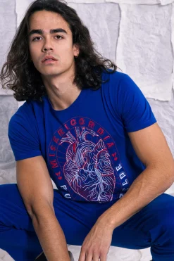 T-Shirt Homme Mario Corazon Bleu Saphir