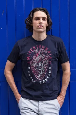 T-Shirt Homme Mario Corazon Bleu Marine