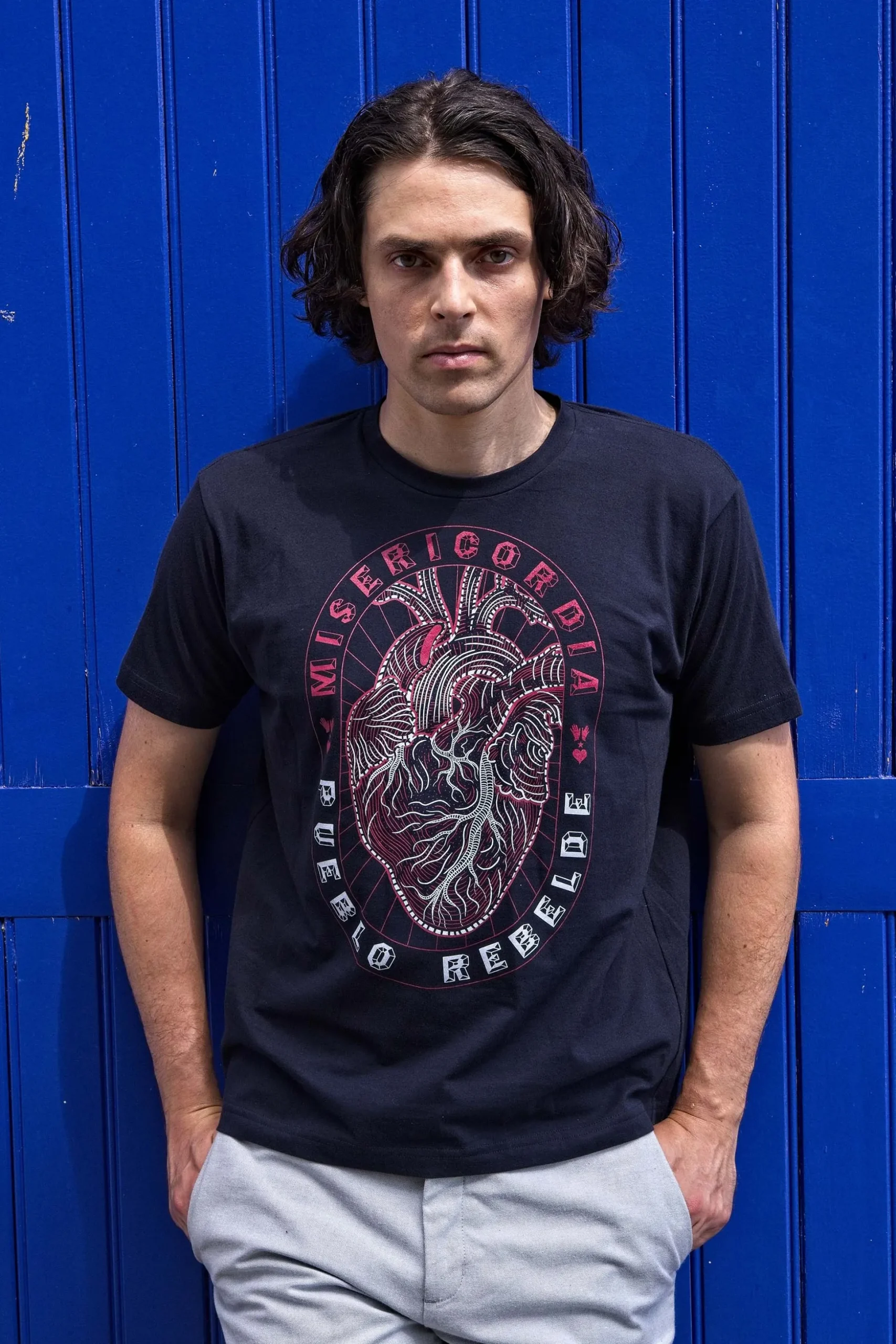 T-Shirt Homme Mario Corazon Bleu Marine