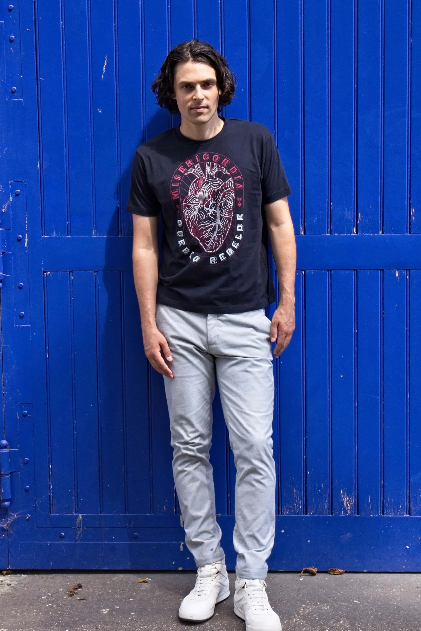 T-Shirt Homme Mario Corazon Bleu Marine