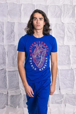 T-Shirt Homme Mario Corazon Bleu Saphir