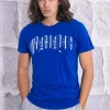 T-Shirt Homme Mario Gotico Bleu Saphir