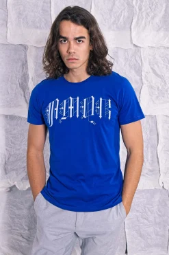 T-Shirt Homme Mario Gotico Bleu Saphir