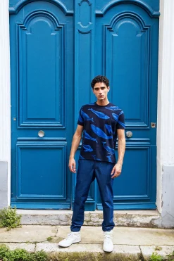 T-Shirt Mario Ballena Bleu marine