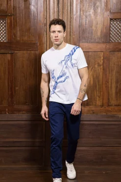 T-Shirt Mario Cuerda Blanc