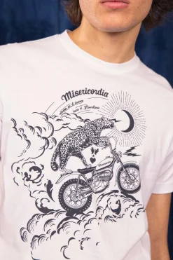 T-Shirt Mario Jaguar Blanc