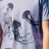 T-Shirt Mario Medusas Gris