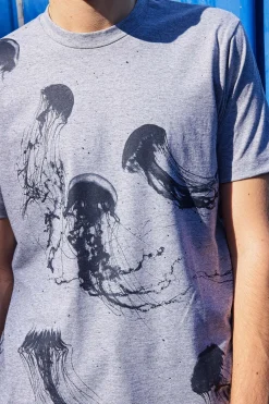 T-Shirt Mario Medusas Gris