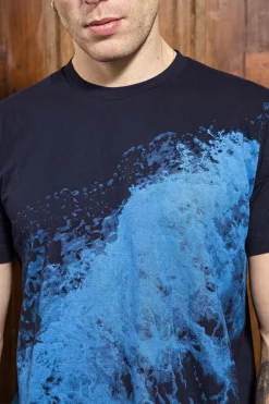 T-Shirt Mario Ola Bleu Marine